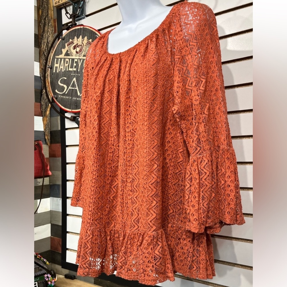 Cupio EUC Lace Blouse XL - Picture 3 of 5